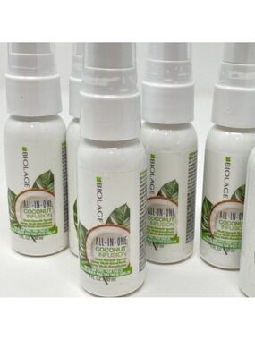 Matrix Biolage All-in-1 Coconut Infusion Multi-Benefit Leave-In 1oz NEW 5 Pack
